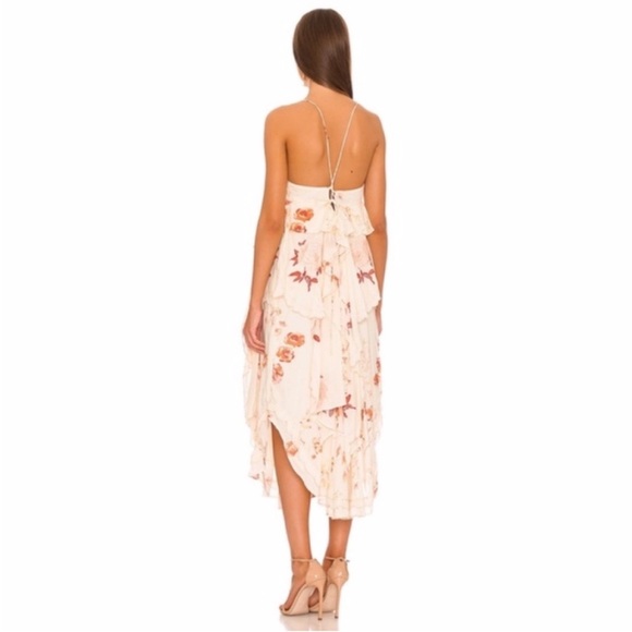 NEW Revolve Free People Audrey Dress Copper Rose Combo Small - Picture 3 of 17
